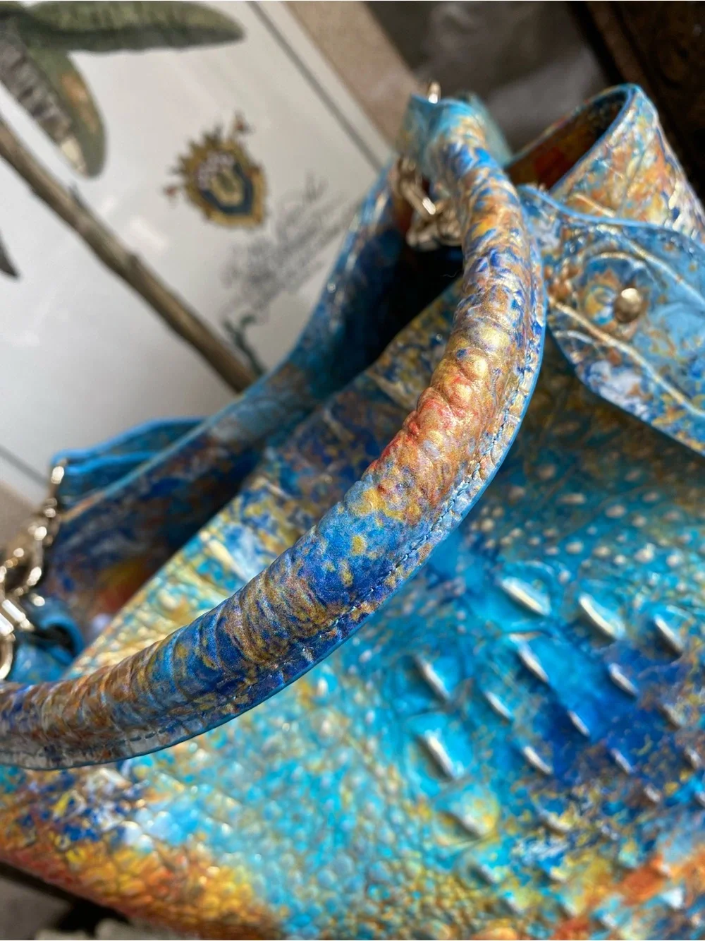 ☀️🐠🐡 BRAHMIN REEF MELBOURNE MEDIUM AMELIA BUCKET BAG